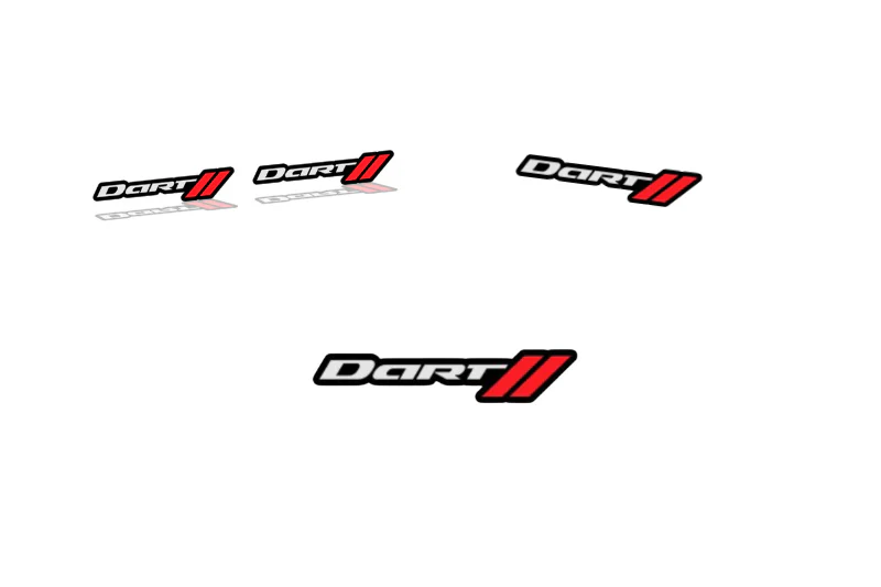 Dodge Emblem & Badges set with Dart + Dodge logo