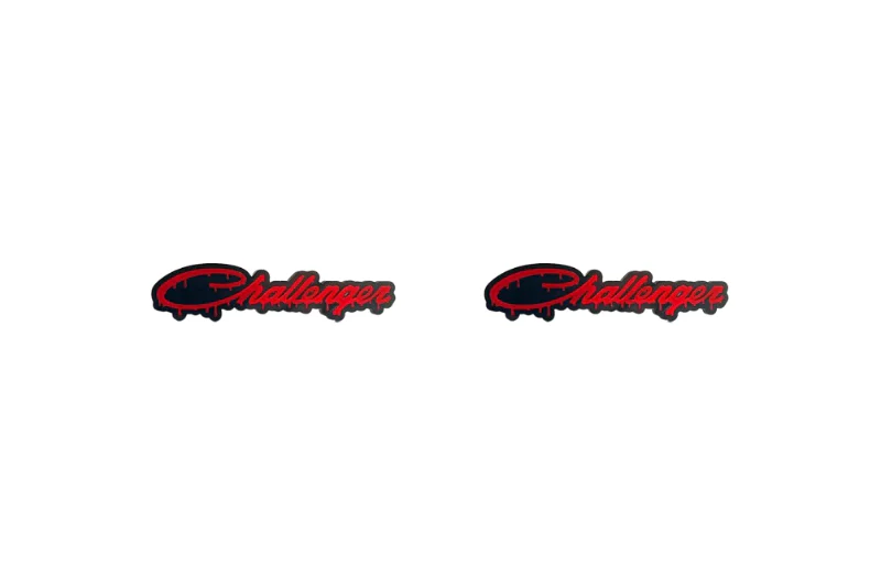 Dodge Emblem & Badges set with Dodge Challenger Blood logo - Image 2