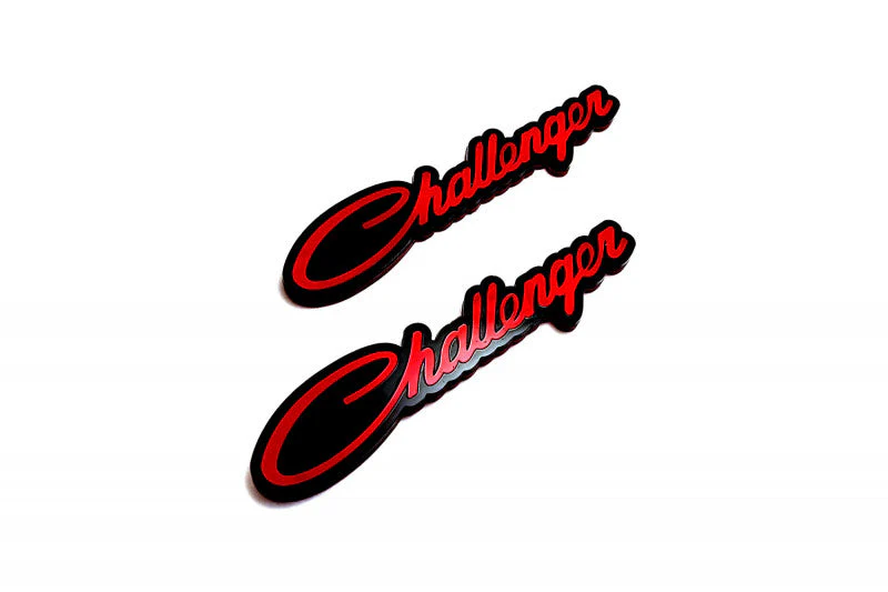 Dodge Emblem & Badges set with Dodge Challenger logo (Type 2) - Image 3