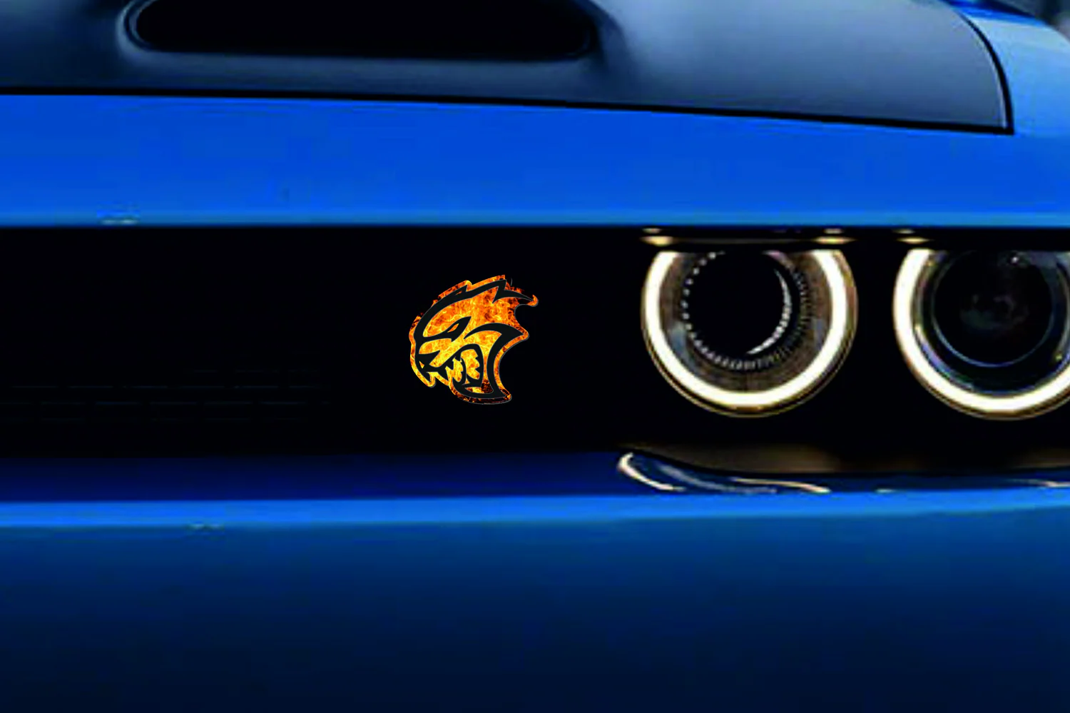 Dodge Emblem & Badges set with Hellcat Fire logo - Image 5