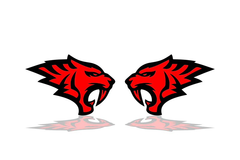 Dodge Emblem & Badges set with HellTiger logo - Image 3