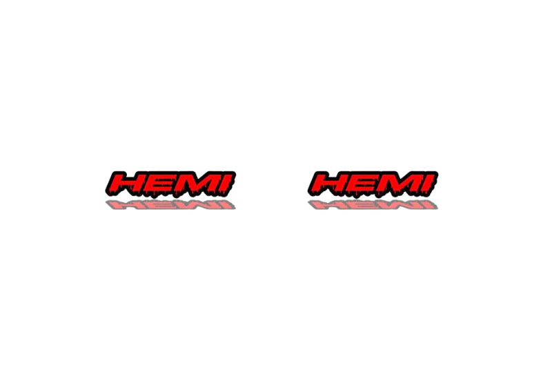 Dodge Emblem & Badges set with Hemi Blood logo - Image 3