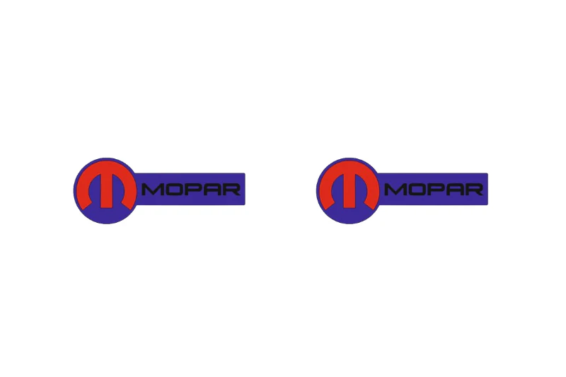 Dodge Emblem & Badges set with Mopar logo (Type 12) - Image 2