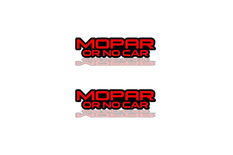 Dodge Emblem & Badges set with Mopar or No Car logo - Image 2