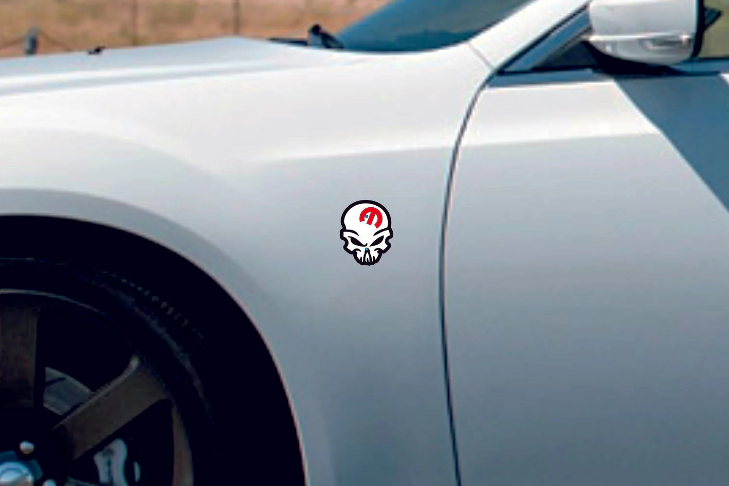 Dodge Emblem & Badges set with Mopar Skull logo - Image 5