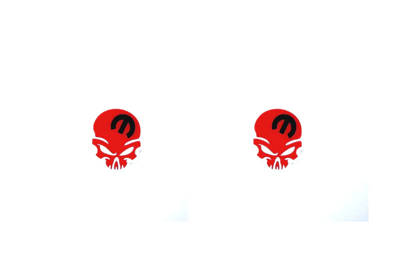 Dodge Emblem & Badges set with Mopar Skull logo (Type 6) - Image 2