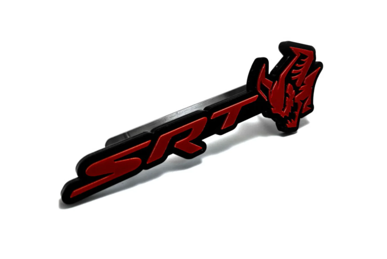 Dodge tailgate trunk rear emblem with SRT Demon logo (Type 2) - Image 4