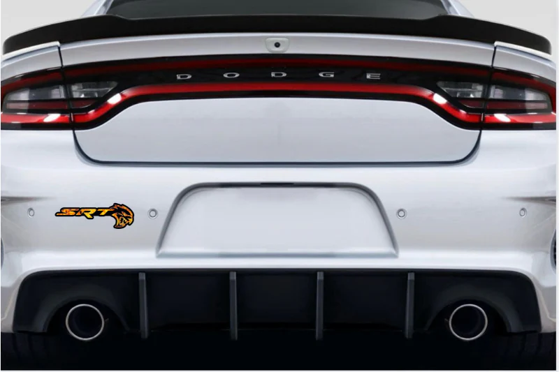 Dodge Emblem & Badges set with SRT Hellcat Fire logo - Image 7