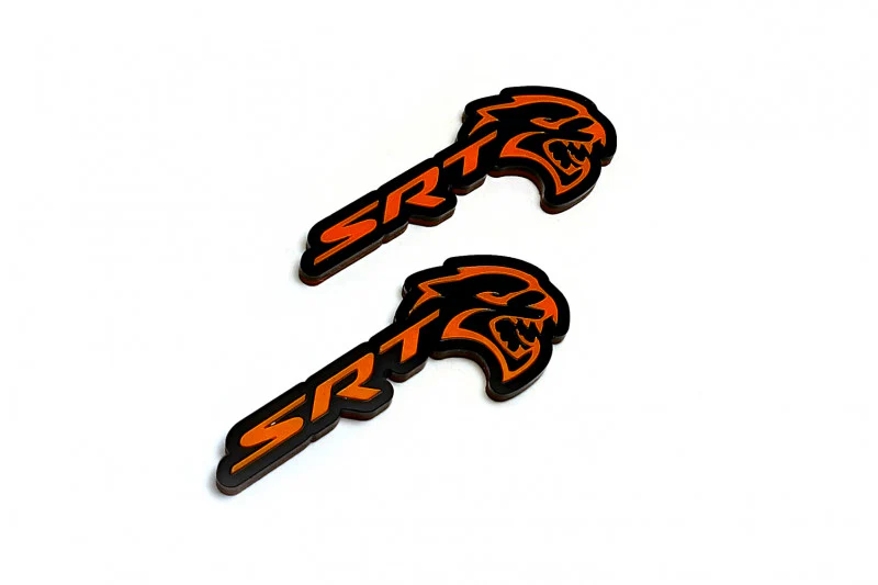 Dodge Emblem & Badges set with SRT Hellcat logo - Image 2