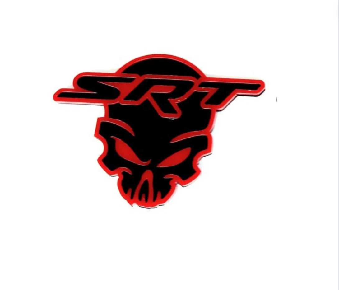 Dodge Emblem & Badges set with SRT Skull logo - Image 3