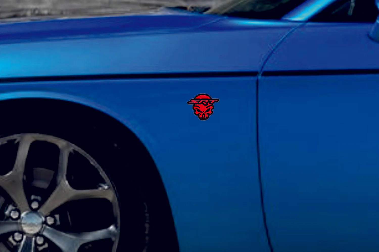 Dodge Emblem & Badges set with SRT Skull logo - Image 6