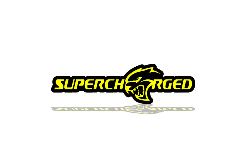 Dodge Emblem & Badges set with Supercharged + Hellcat logo - Image 3
