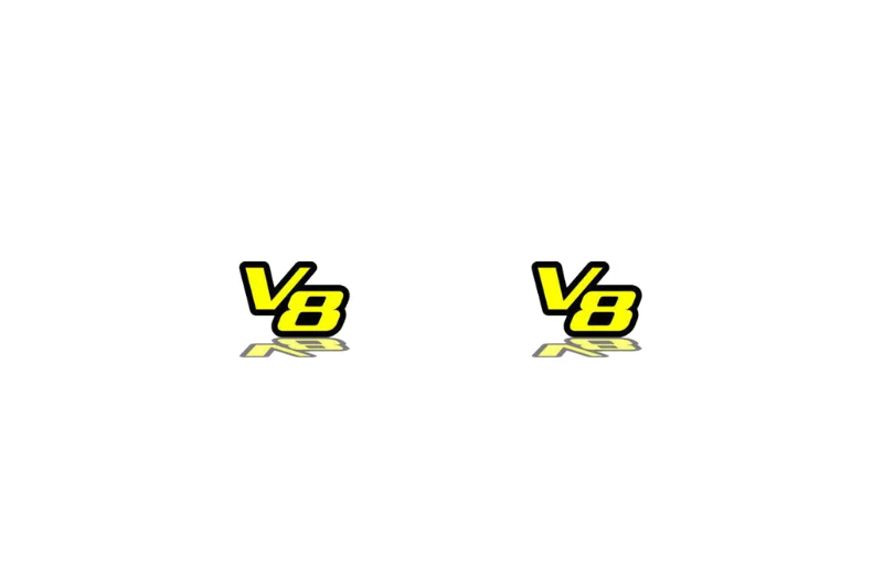 Dodge Emblem & Badges set with V8 logo - Image 2