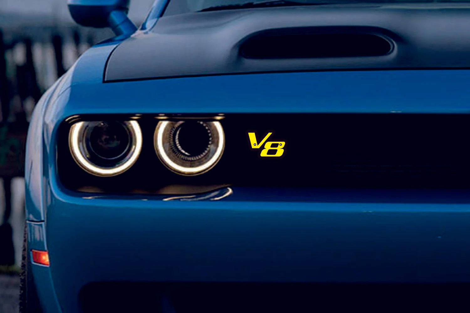 Dodge Emblem & Badges set with V8 logo - Image 4