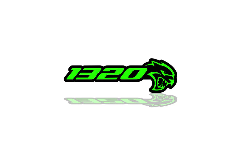 DODGE emblem for fenders with 1320 Hellcat logo - Image 6
