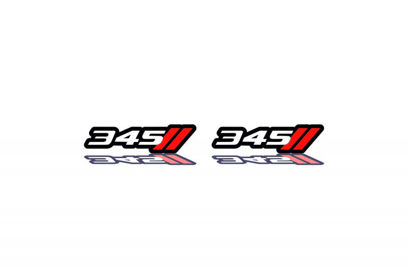 DODGE emblem for fenders with 345 + Dodge logo - Image 3