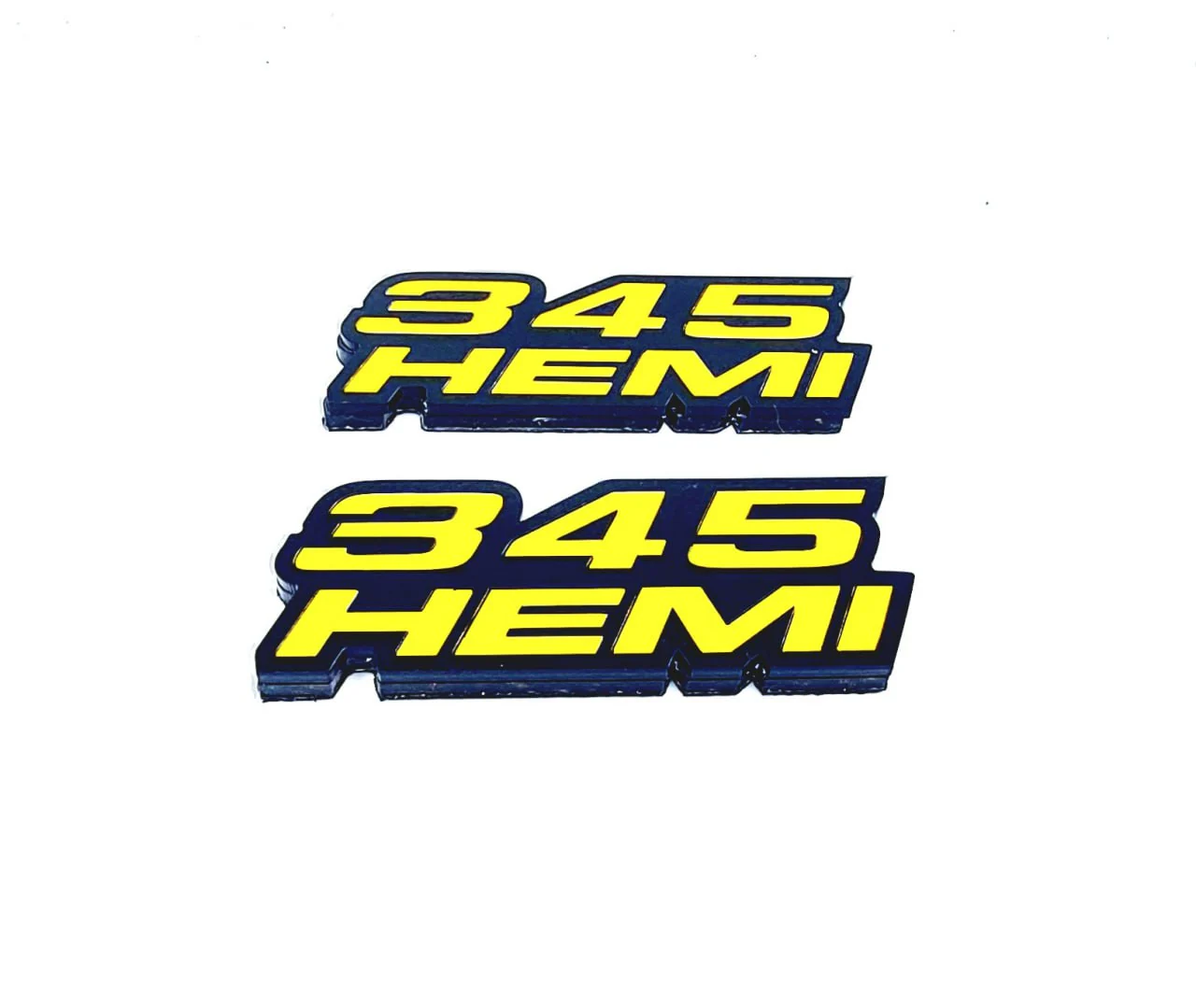 DODGE emblem for fenders with 345 HEMI logo (type 2)