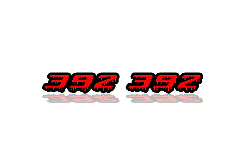 Dodge emblem for fenders with 392 Blood logo