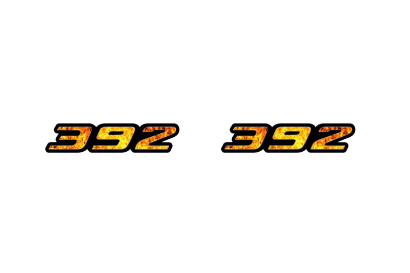Dodge emblem for fenders with 392 Fire logo