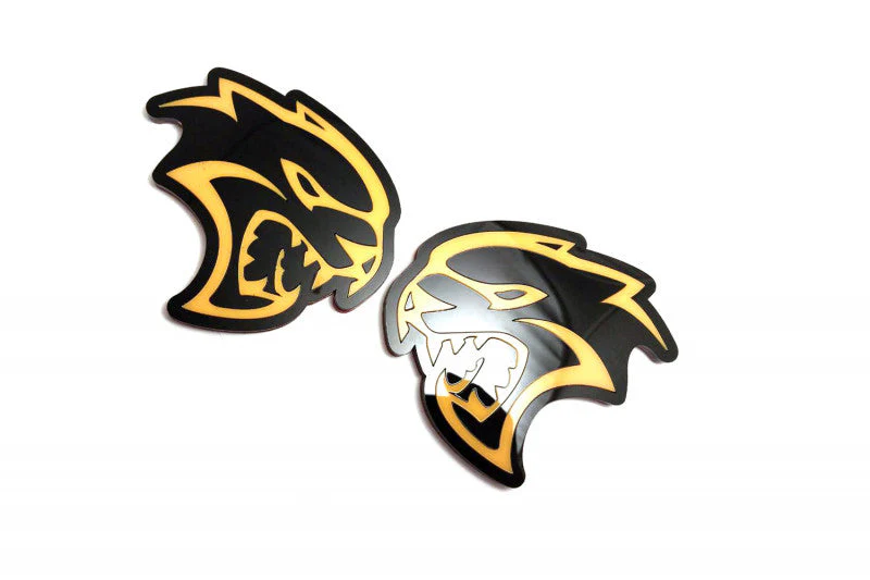DODGE emblem for fenders with Hellcat logo (type 3) - Image 3