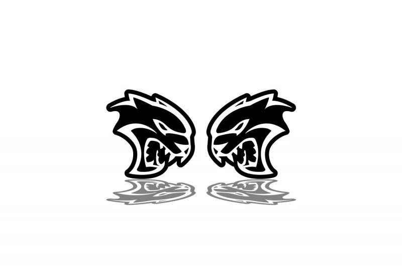 DODGE emblem for fenders with Hellcat logo (type 3) - Image 4
