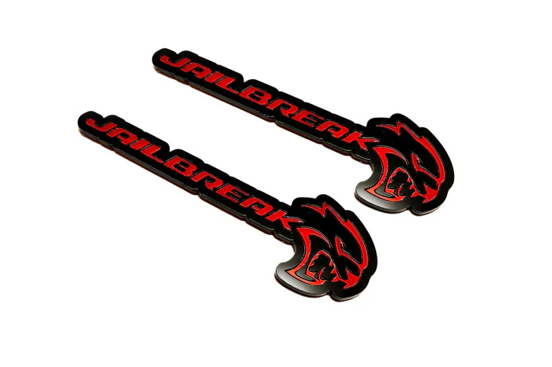 DODGE emblem for fenders with Jailbreak + Hellcat logo - Image 4