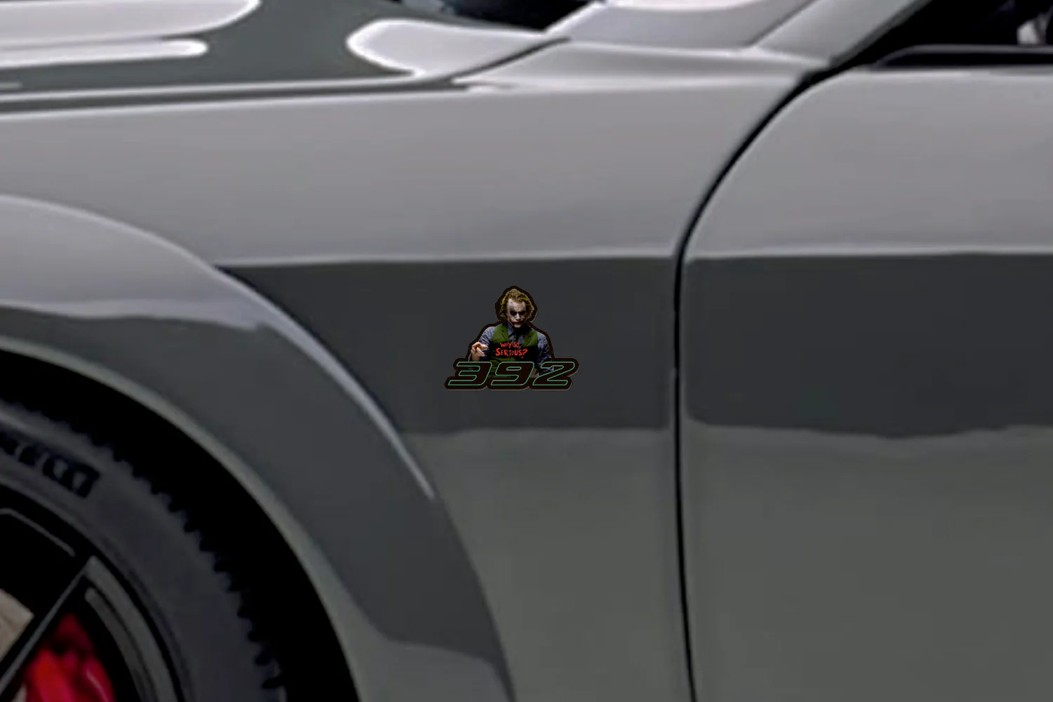 Dodge emblem for fenders with Joker 392 logo - Image 2