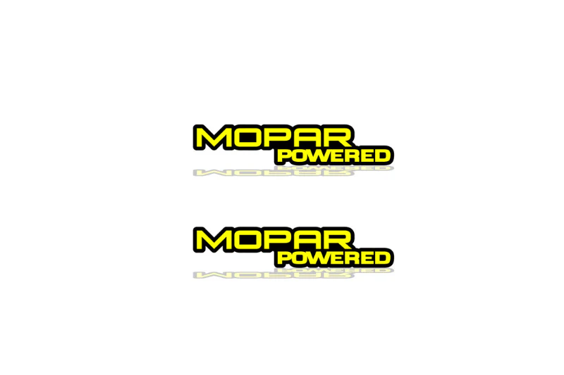Dodge emblem for fenders with Mopar Powered logo