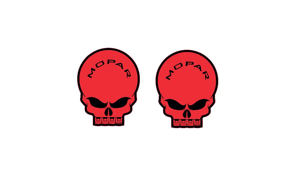 DODGE emblem for fenders with Mopar Skull logo (type 12)