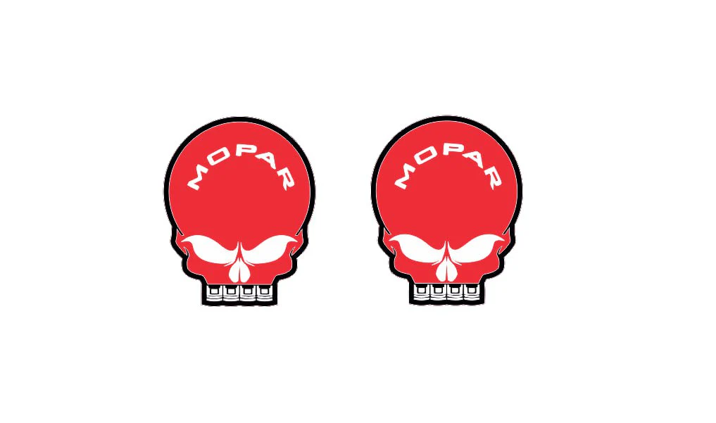 DODGE emblem for fenders with Mopar Skull logo (type 12) - Image 2