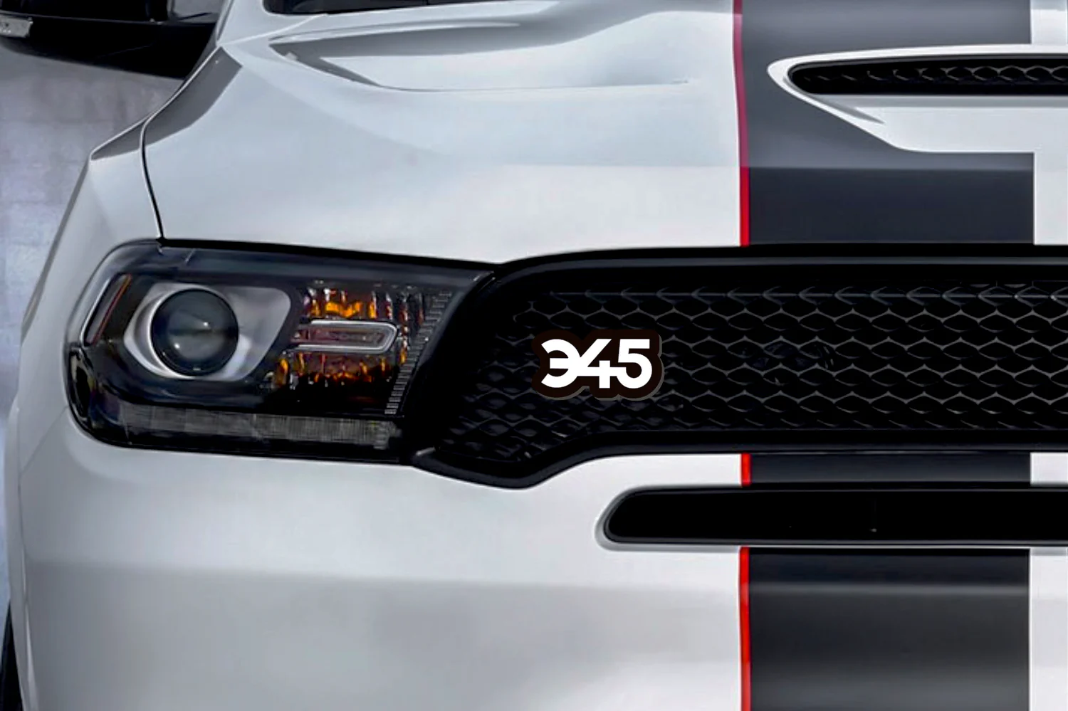Dodge Illuminated LED Radiator Grille Emblems and Badges with 345 (type 2) logo - Image 2