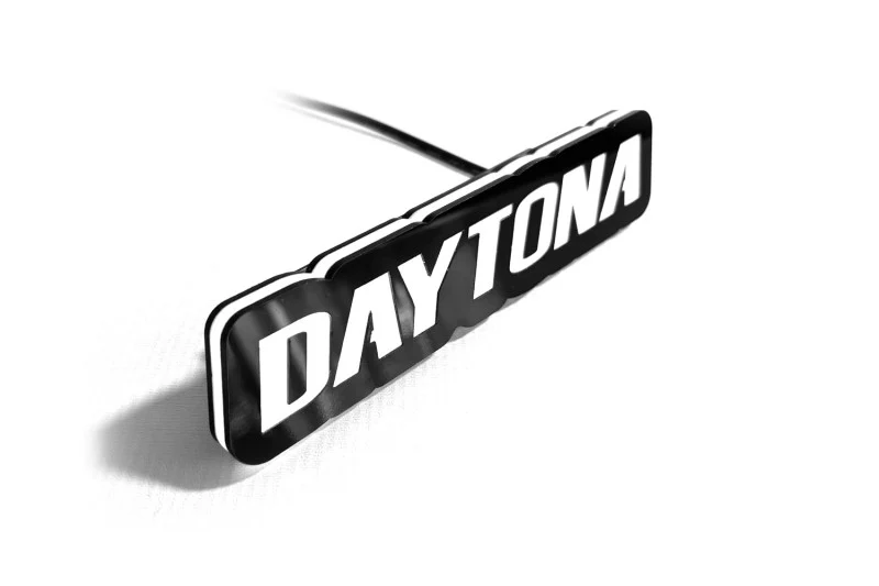 Dodge Illuminated LED Radiator Grille Emblems and Badges with Daytona logo - Image 14
