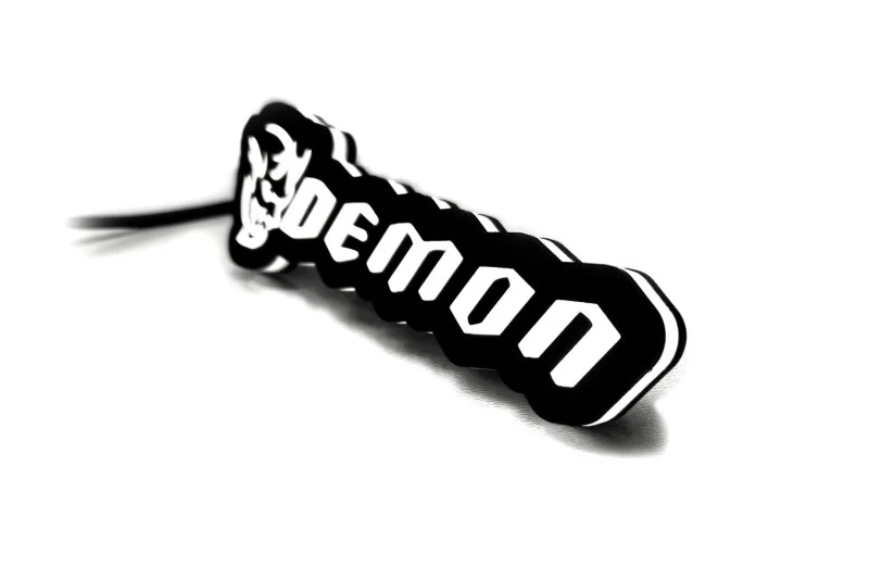 Dodge Illuminated LED Radiator Grille Emblems and Badges with Demon (type 1) logo - Image 8