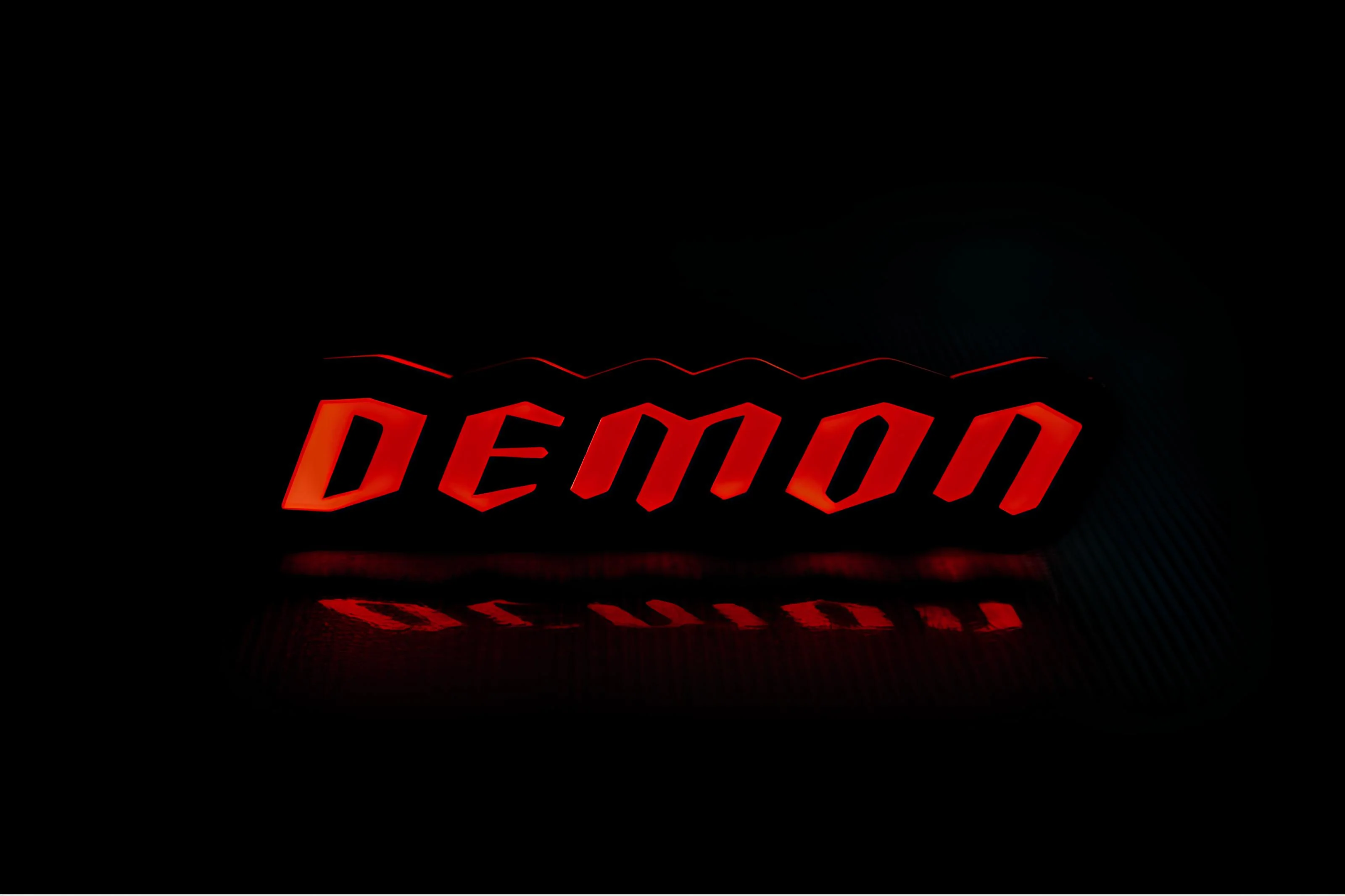Dodge Illuminated LED Radiator Grille Emblems and Badges with Demon (type 2) logo - Image 2