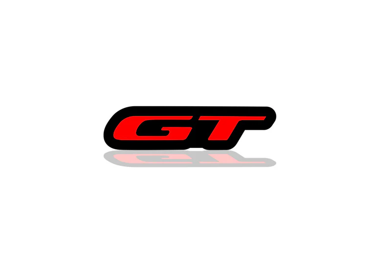 Dodge Illuminated LED Radiator Grille Emblems and Badges with GT logo - Image 3