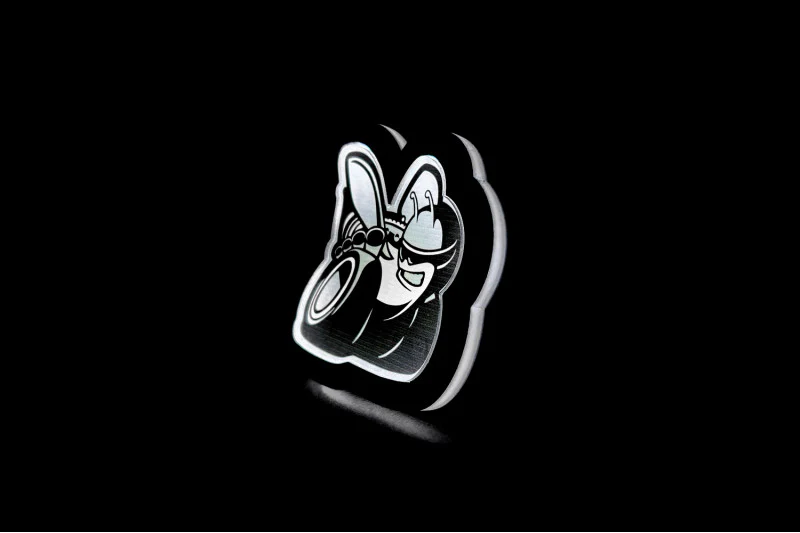 Dodge Illuminated LED Radiator Grille Emblems and Badges with Scatpack (type 1) logo - Image 3