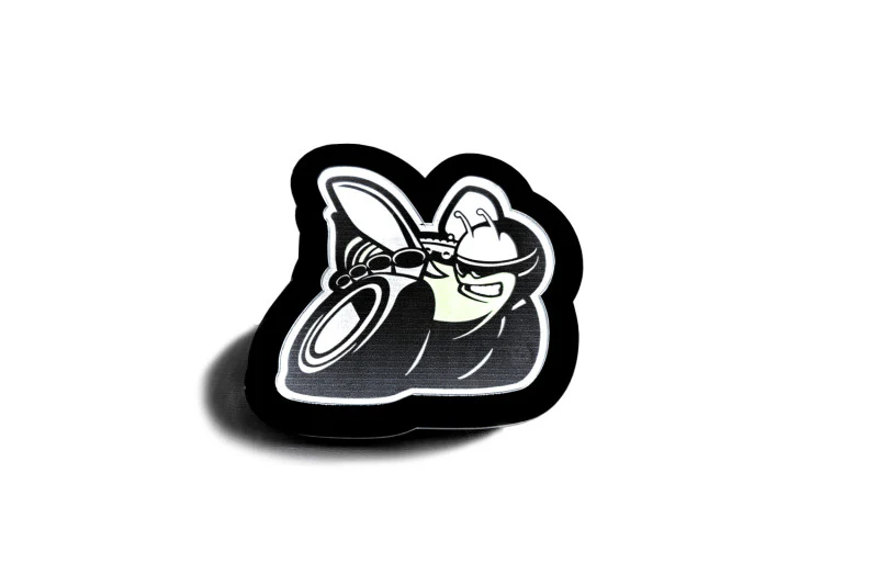 Dodge Illuminated LED Radiator Grille Emblems and Badges with Scatpack (type 1) logo - Image 5