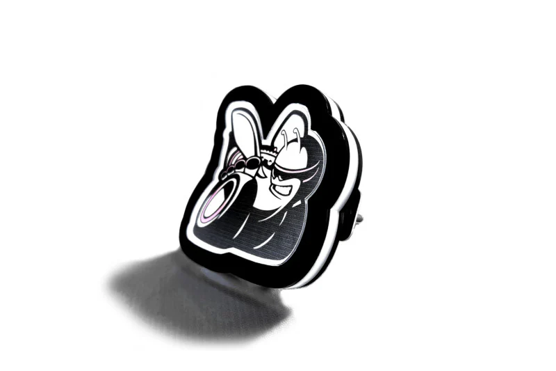 Dodge Illuminated LED Radiator Grille Emblems and Badges with Scatpack (type 1) logo - Image 6