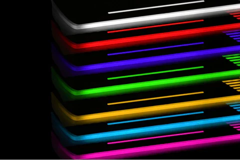 Dodge Illuminated LED Radiator Grille Emblems and Badges with SRT8 logo (type 1) - Image 3