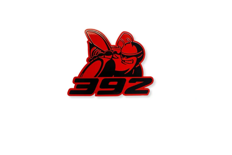 Dodge Radiator grille emblem with 392 Scat Pack logo (Type 5)