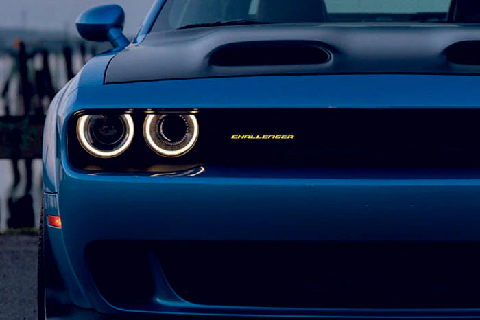 DODGE Radiator grille emblem with Dodge Challenger logo - Image 3
