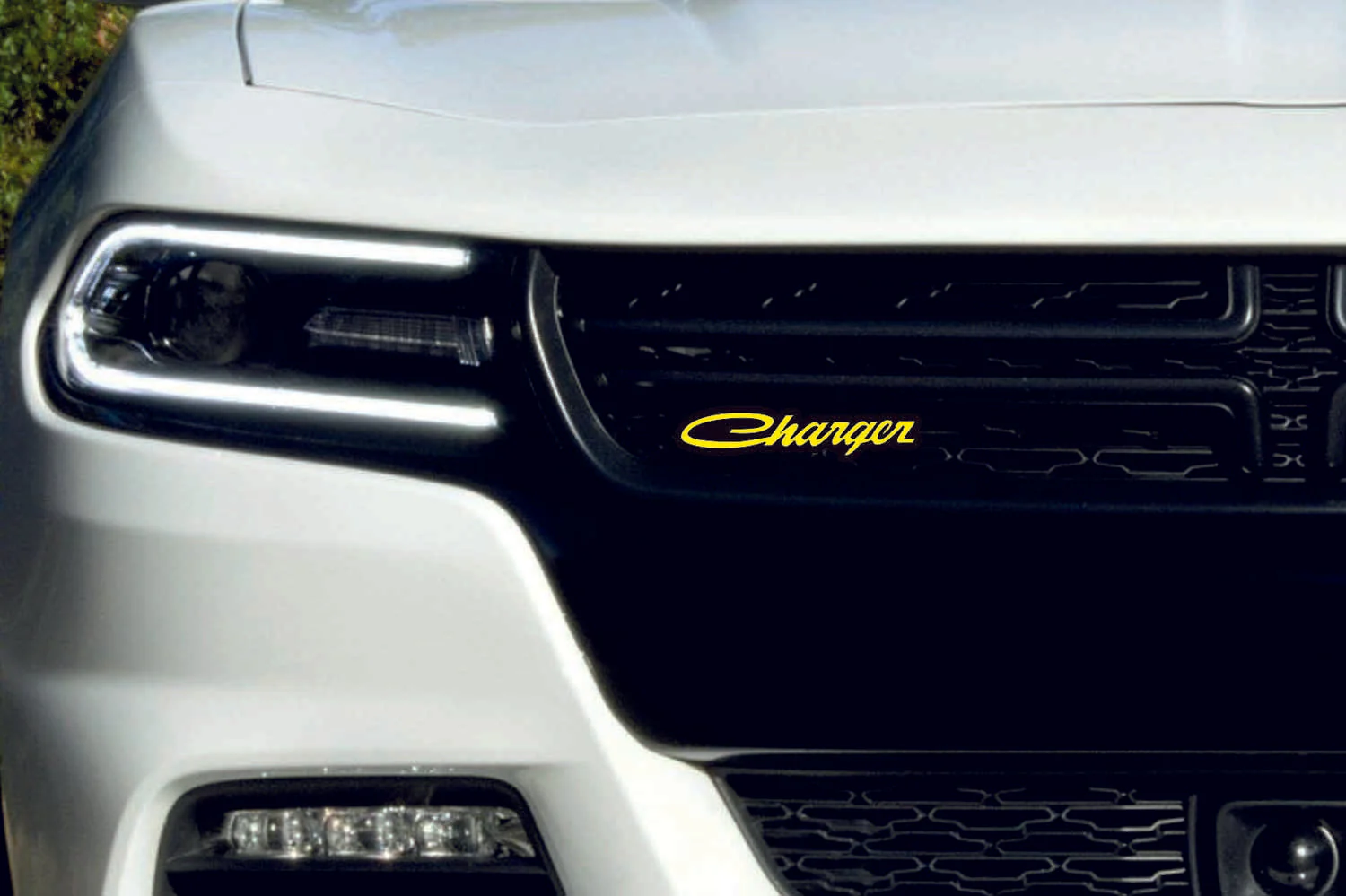 Dodge Radiator grille emblem with Dodge Charger old logo - Image 8
