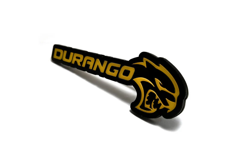 DODGE Radiator grille emblem with Durango + Hellcat logo