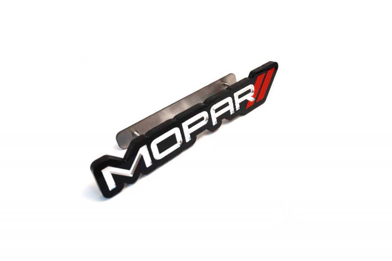 DODGE Radiator grille emblem with Mopar + Dodge logo