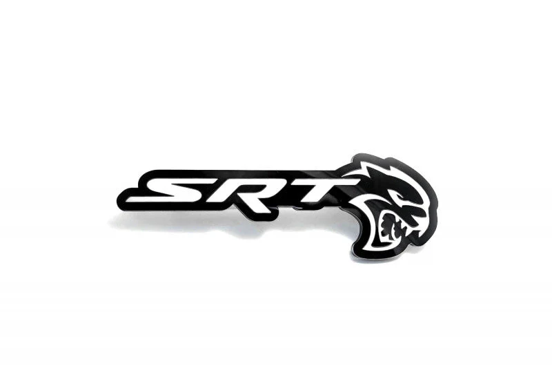 DODGE Radiator grille emblem with SRT Hellcat logo - Image 7