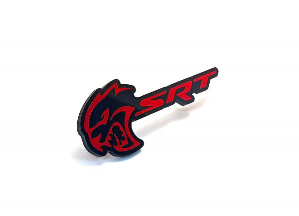 DODGE Radiator grille emblem with SRT Hellcat logo (type 3) - Image 2