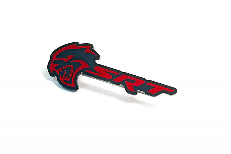 DODGE Radiator grille emblem with SRT Hellcat logo (type 3) - Image 3