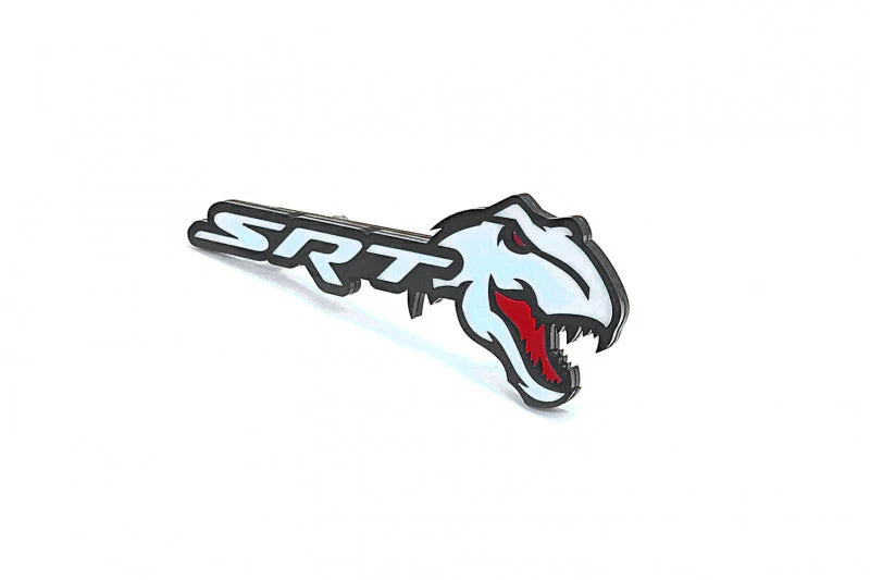 DODGE Radiator grille emblem with SRT + Tirex logo (type 2) - Image 3