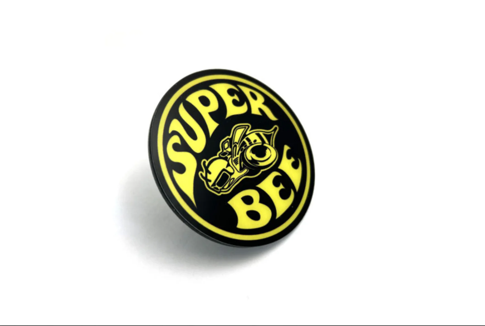 Dodge Radiator grille emblem with Super Bee logo - Image 3