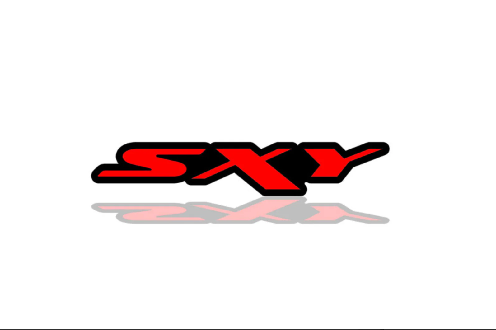 Dodge Radiator grille emblem with SXY logo